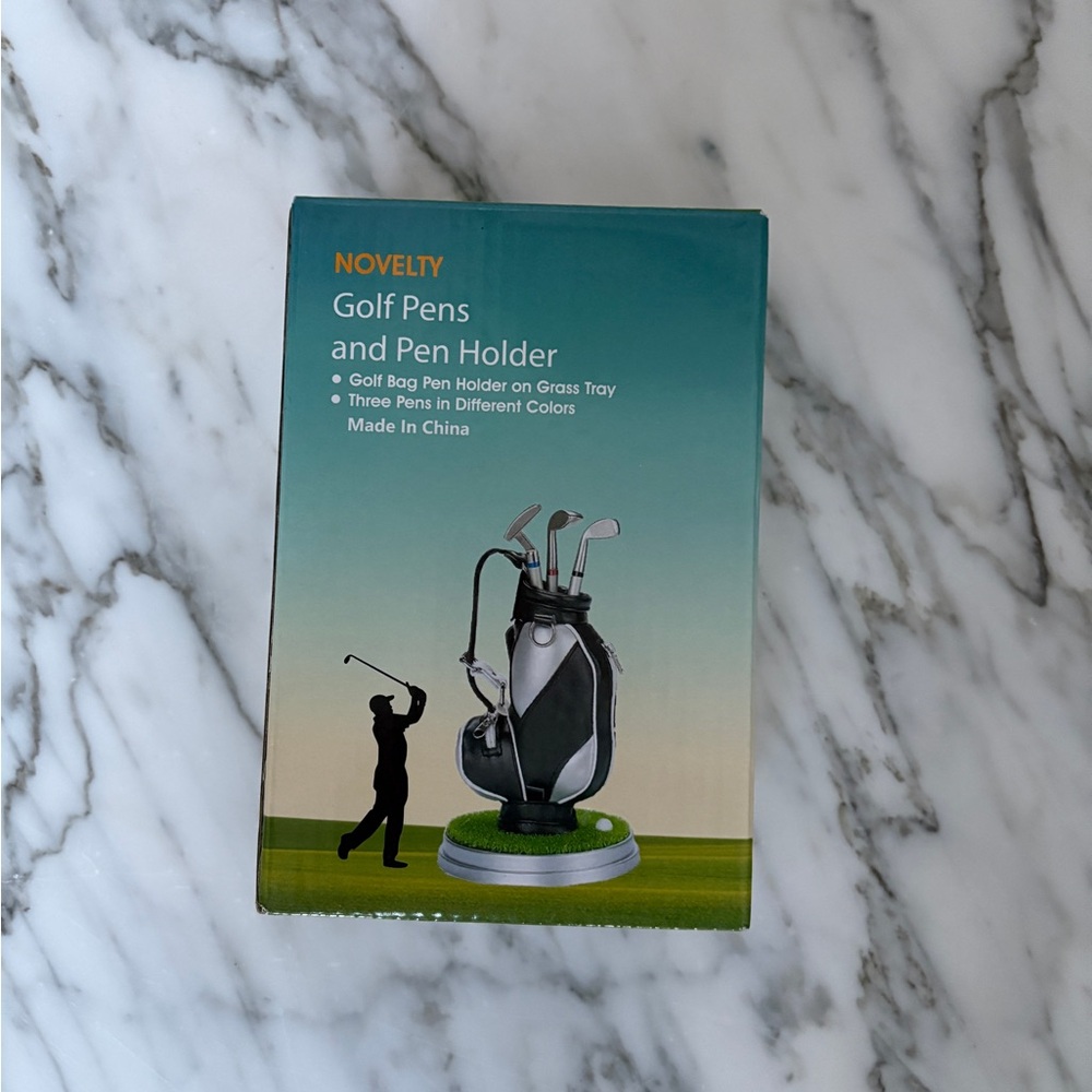 Golf Club Pens and Pen Holder-NEW